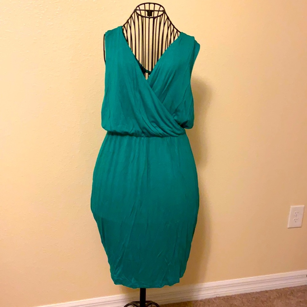 Old navy dress size large in teal